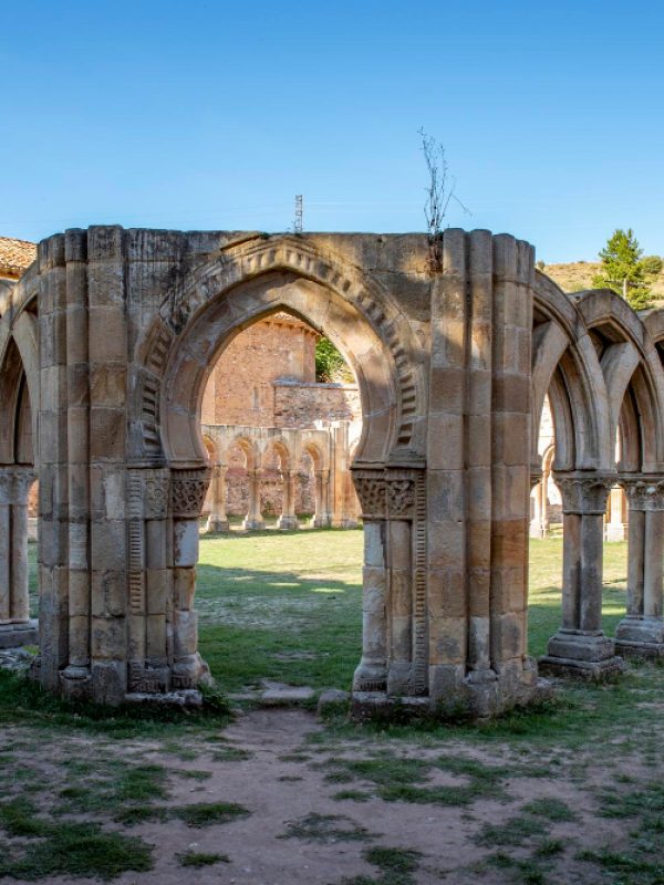 ruinas-publicas-antiguo-claustro-san-juan-soria-castilla-espana